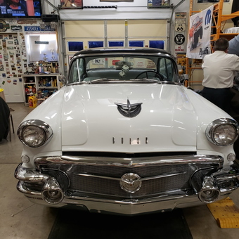 Classic Buick in Decorated Garage with Signs - Zoomie from Claymont, DE