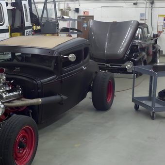 Classic Rat Rods and Rolling Tool Cart - Alaskan Rat Rod Garage from Anchorage, AK