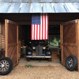 Classic Car Garage With Vintage Decor and Tools - MrEarl from Hull, GA