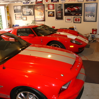 Red Sports Cars and Automotive Wall Art Display - Mike from GA