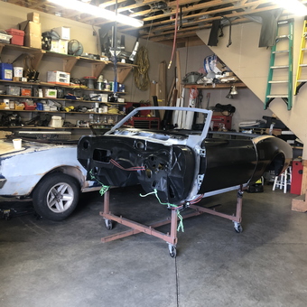 Classic Car Restoration Garage with Tools and Shelving - Gabes from Braintree, MA