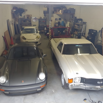 Classic and Sports Cars in Organized Garage - Karl from Griffin, GA