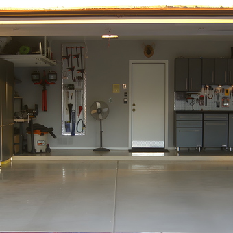 Organized Garage with Cabinets and Tool Storage - Tony from Arizona