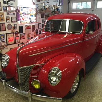 Classic Red Car and Award Wall Display - MrPhat40 from Indianapolis, IN