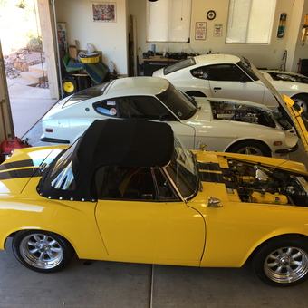 Classic Cars and Garage Tools in Neat Workshop - Robert from Payson, AZ