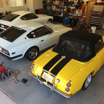 Classic Cars and Organized Garage Workspace - Robert from Payson, AZ