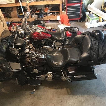 Motorcycles, Garage Storage Shelves, and Tool Chest - Dennis from Port Orchard, WA