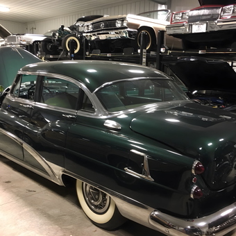 Classic Cars Displayed on Hydraulic Car Lifts - Car Lifts