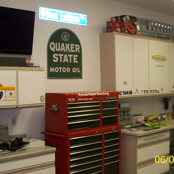 Organized Garage with Tool Chest and Cabinets - Larry from Valley Center, CA