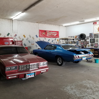 Classic Car Garage with Tool Chests and Wall Decor - Terri from Alexis, IL
