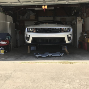 Organized garage with Camaro, cabinets, and tools - Cebo from Sacramento, CA