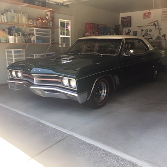 Classic Car in Organized Garage with Shelving - Don from Buckley, WA