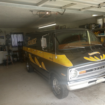 Classic Dodge Van in Organized Garage - Roamer from Water Valley, KY