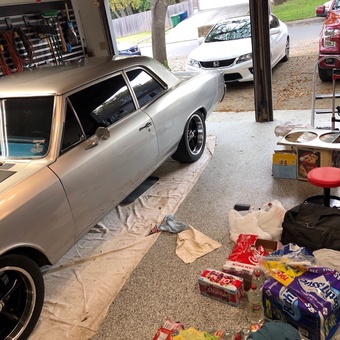 Classic Car in Organized Garage With Tools - Mike from San Antonio, TX
