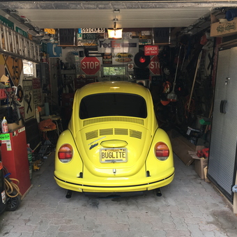 Classic Car Garage with Signs and Storage Cabinets - Scott from Arden Hills, MN