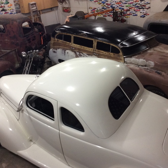 Classic Cars and Hot Rods in Custom Garage - Rughead from Twin Lake, MI