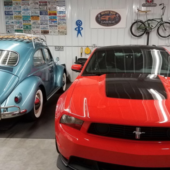 Classic Car Garage with Wall Art and Tools - Rdog from Michigan City, IN