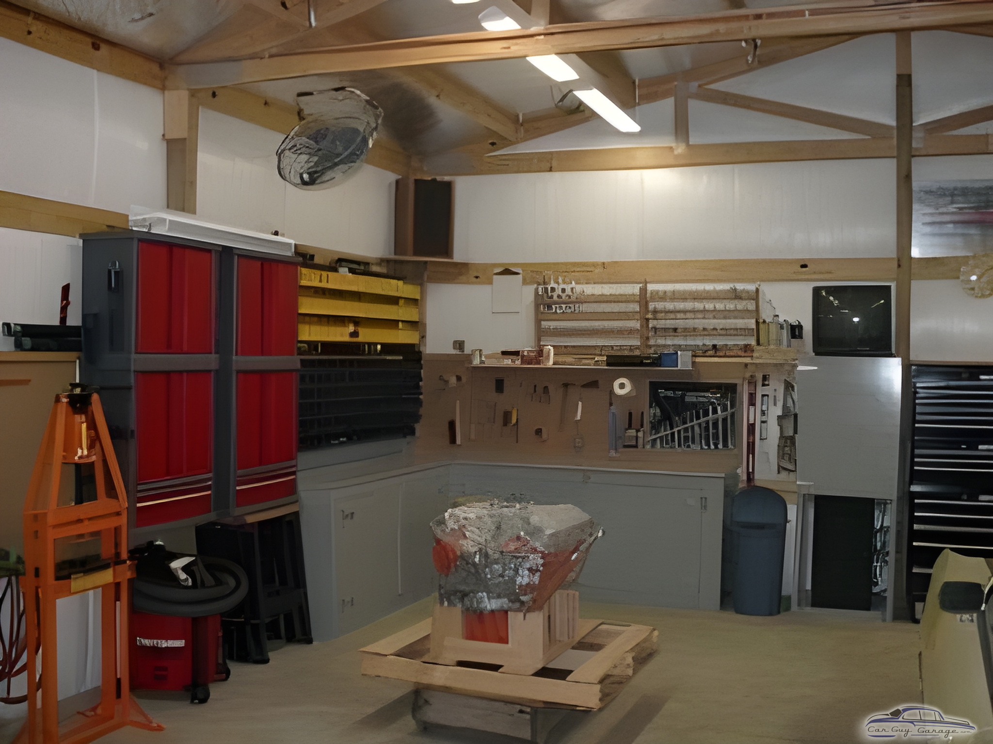 Organized Garage with Tool Storage Cabinets and Workbench - BB4spd from Winona, TX