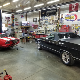 Classic Car Garage with Tool Storage and Wall Decor - Paul from Humboldt, IL