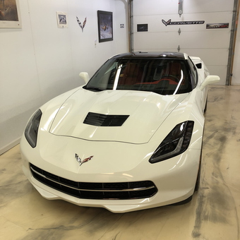 Corvette Garage with Wall Art and Decor - Tom from Pocahontas, IA