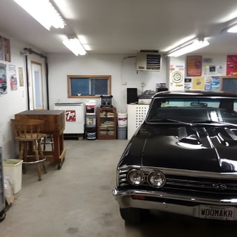 Classic Car Garage with Tool Chest and Wall Art - Jim from Dalton, MN