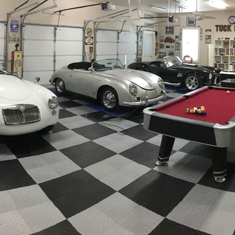 Garage With Classic Cars, Pool Table, and Game Tables - Tuck from Saint Michaels, MD