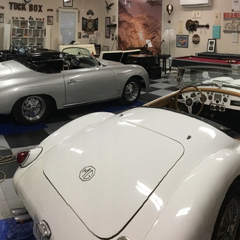 Classic Cars, Wall Art, and Game Tables in Garage - Tuck from Saint Michaels, MD