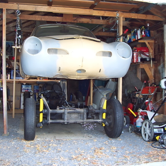 Classic Car Restoration with Tools and Shelving - Daniel from Lewistown, PA