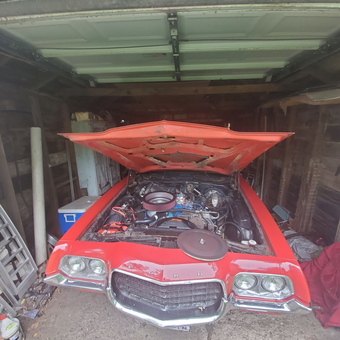 Classic Ford Muscle Car Restoration in Garage - Marcel from Dana, IA