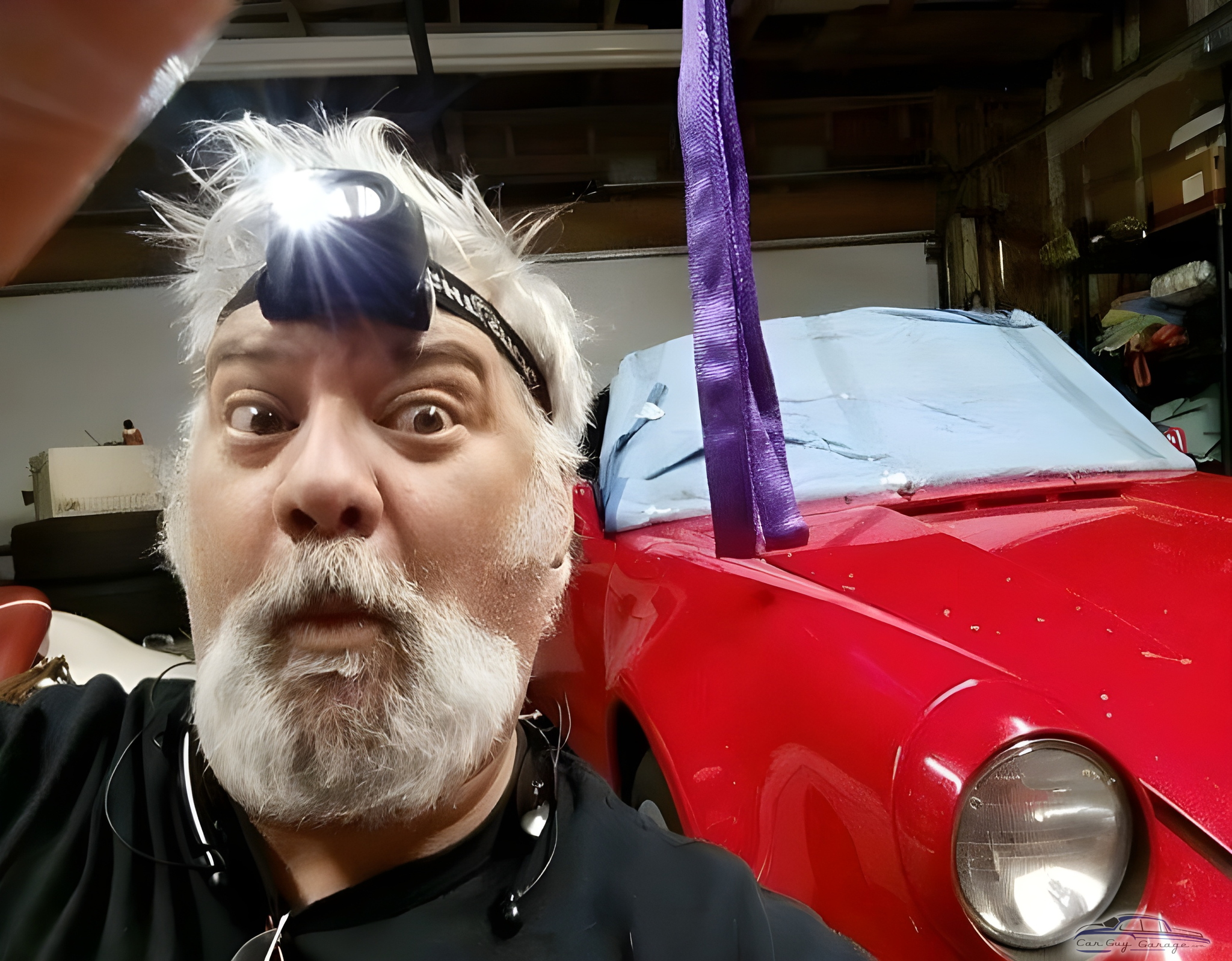 Red Sports Car and Headlamp in Organized Garage - Racerbvd from ORANGE PARK, FL