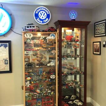 Volkswagen Diecast Car Display Cases and Neon Signs - Scott from Fort Wayne, IN