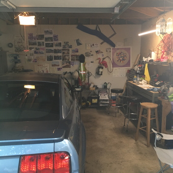 Organized Garage with Workbench and Stools - Berry from Isanti, MN
