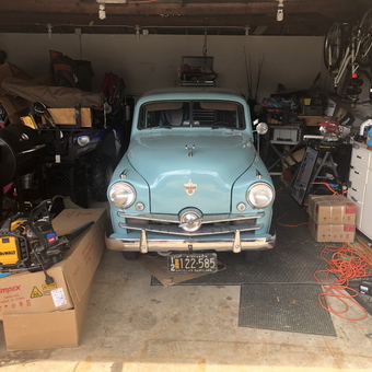 Classic Car and Tools in Organized Garage - Brian from Cudahy, WI
