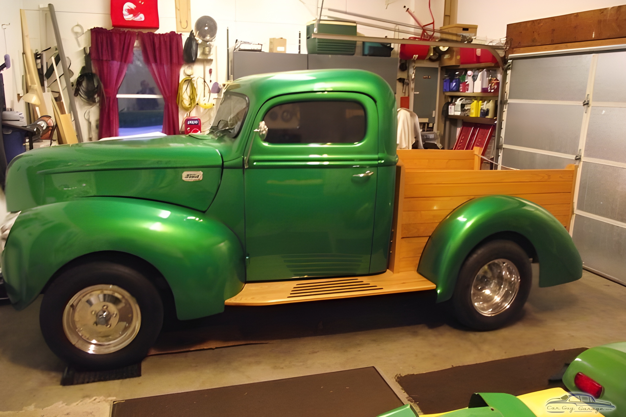 Classic Green Pickup in Organized Garage - Mr. E.Boy from Dillsburg, PA