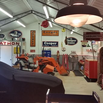 Garage with Vintage Gas Pumps and Signs - Duane from Fremont, OH