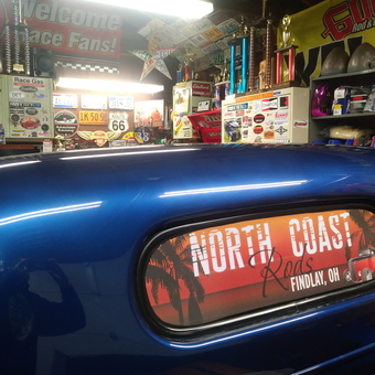 Garage with Car Memorabilia, Trophies, and Custom Signs - Mitch from Findlay, OH