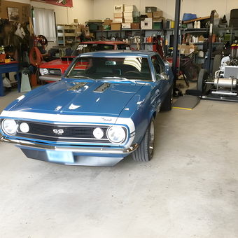 Classic Blue Camaro SS in Spacious Workshop - Randy from Spring Lake, NJ