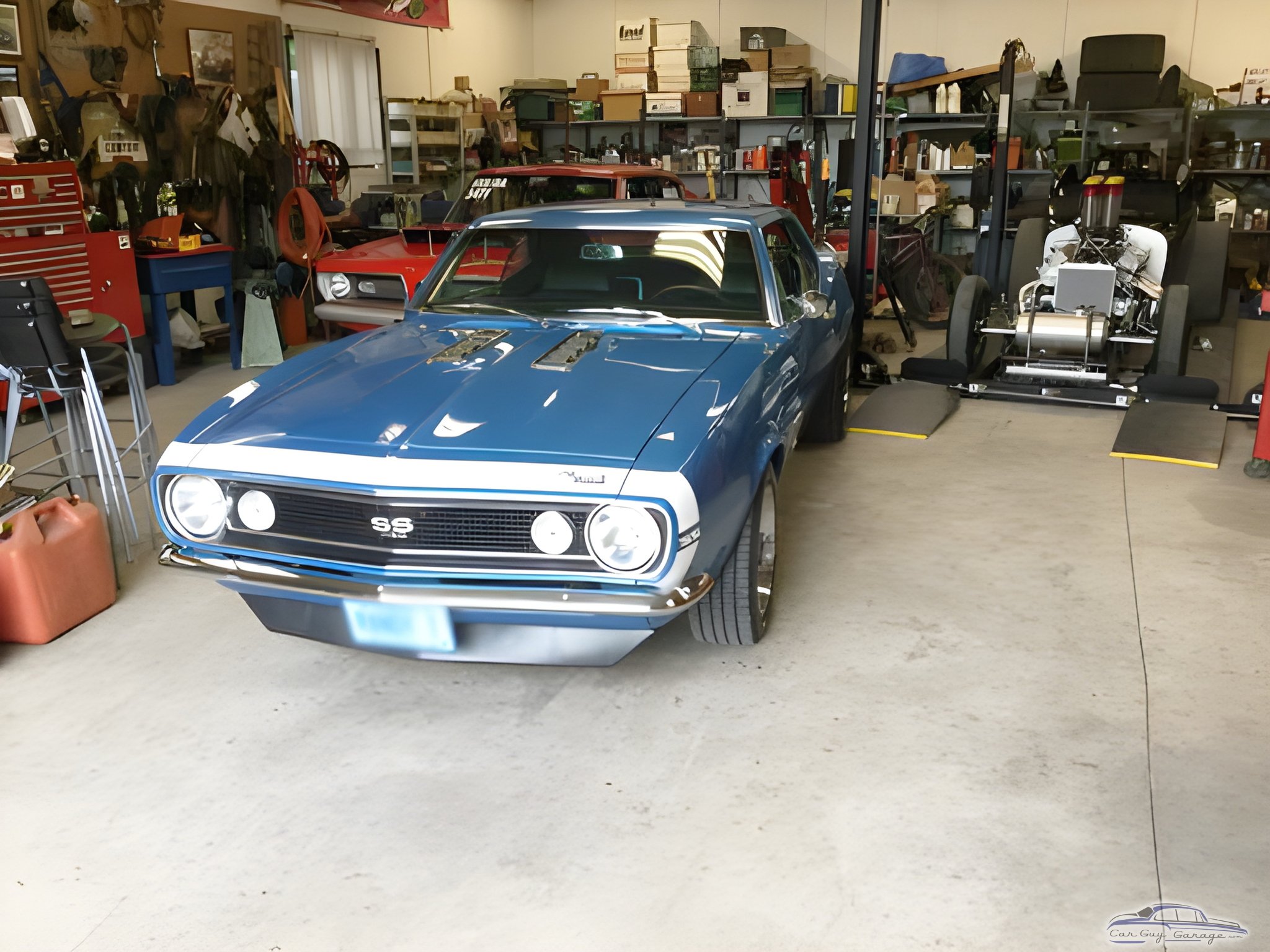 Classic Blue Camaro SS in Spacious Workshop - Randy from Spring Lake, NJ
