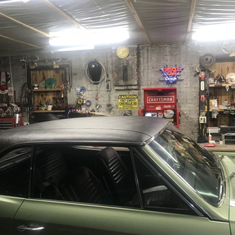 Classic Car Garage with Neon Signs and Tool Chest - Ed from Pittsburgh, PA