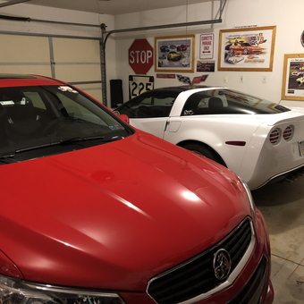 Corvette Decor and Stop Sign Garage Wall Art - Debra from York, PA