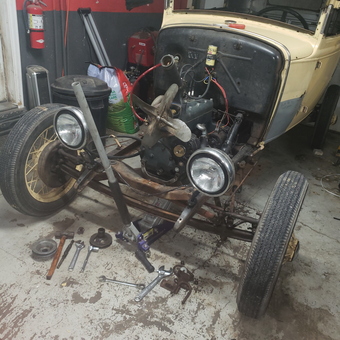 Vintage Car Restoration with Hand Tools and Jack - Marcus from Lamar, CO