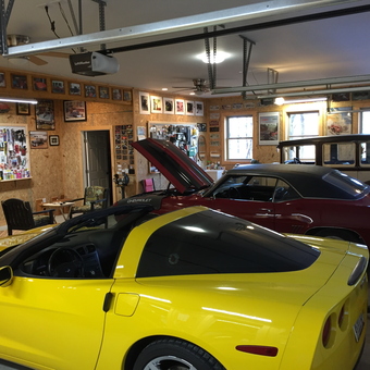 Classic and Modern Cars in Well-Organized Garage - Ken from Jasper, GA