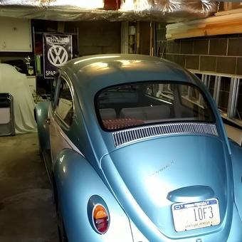 Classic VW Beetle and Garage Storage Solutions - Jim from Allison Park, PA