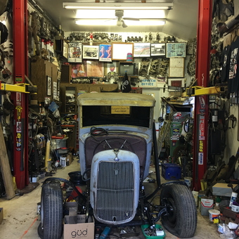 Classic Car Restoration Garage with Lift and Tools - Shady from Westford, MA
