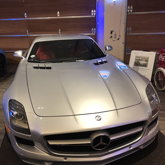 Luxury Silver Mercedes in Stylish Garage - Bog from Bend, OR