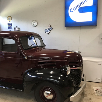 Classic Dodge Truck with Retro Garage Signs - Michael from Warren, OR