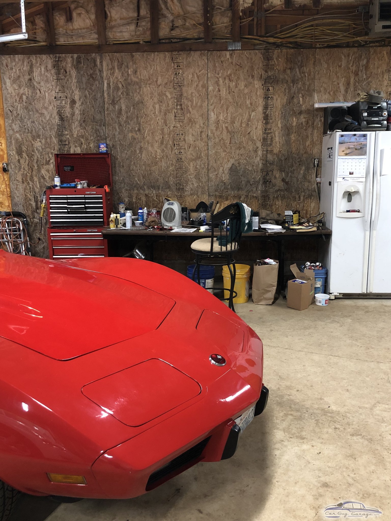 The Vette home from Amboy, WA
