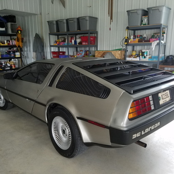 DeLorean in Organized Garage with Shelving and Storage - Gary from HUNTINGTON, IN