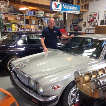 Classic Car Garage with Tools and Wall Signs - John from Villa Ridge, MO