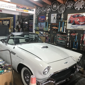 Classic Car Garage with Trophies and Wall Art - Gary from Miami, FL